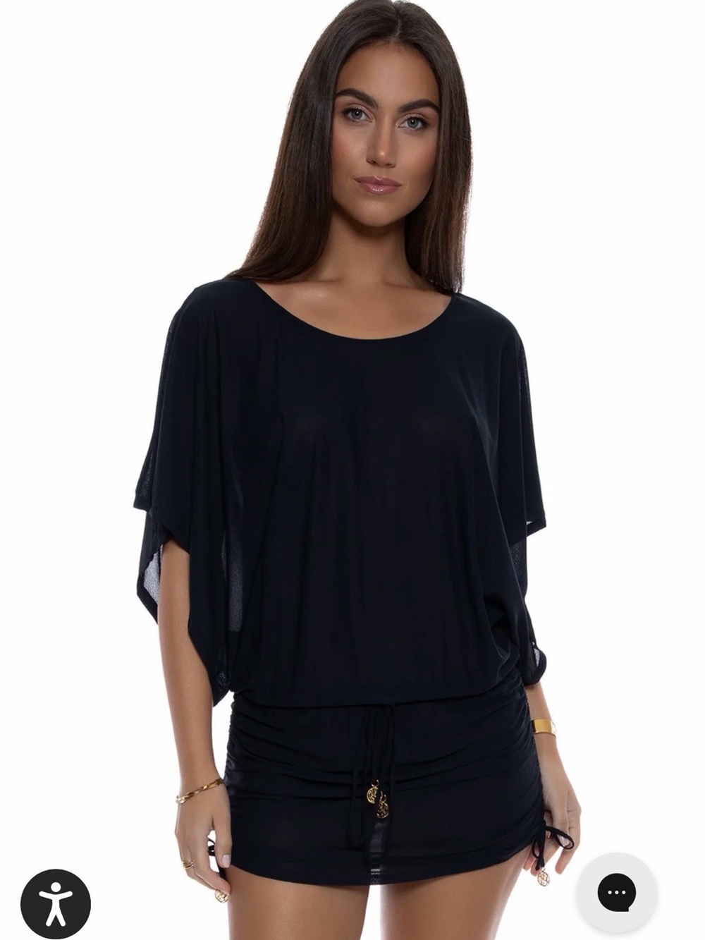 Luli Fama Casita Buena -South Beach Black Dress